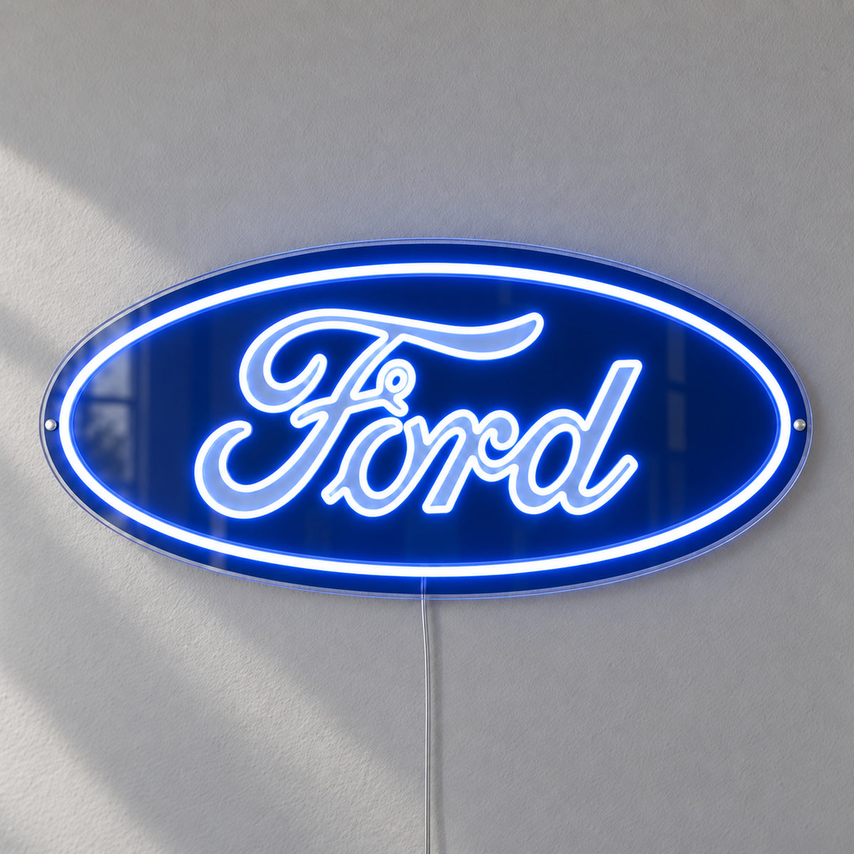 Ford Oval LED Neon Sign product photo 1