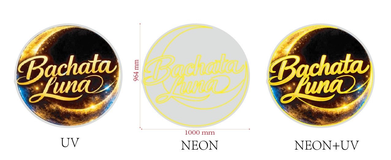 Custom Design: Bachata Luna - Neon Lanes