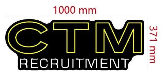 Custom design - CTM Recruitment - Neon Lanes