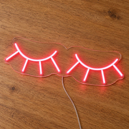Eyelashes LED Neon Light Sign product photo 2