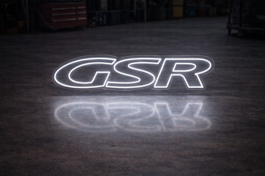 Mitsubishi Lancer Evolution GSR Inspired LED Neon Sign