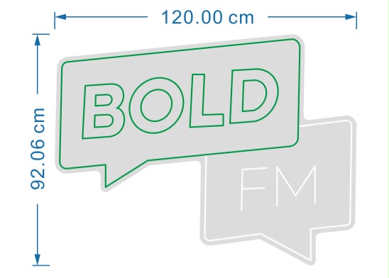 Custom design: BOLD FM