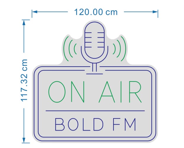 Custom Design: ON AIR - BOLD FM