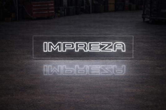 Subaru Impreza WRX Inspired LED Neon Sign