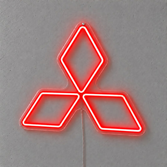 Mitsubishi Logo LED Neon Sign product photo 1