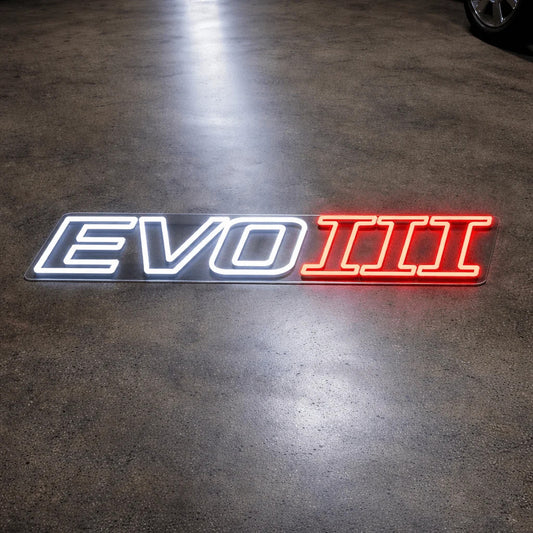 Lancer Evolution III Inspired LED Neon Sign product photo 1