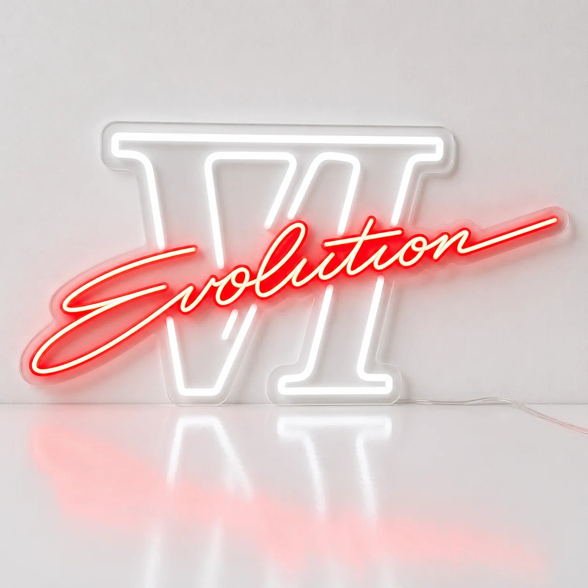 Mitsubishi Lancer Evolution VI Inspired LED Neon Sign product photo 1