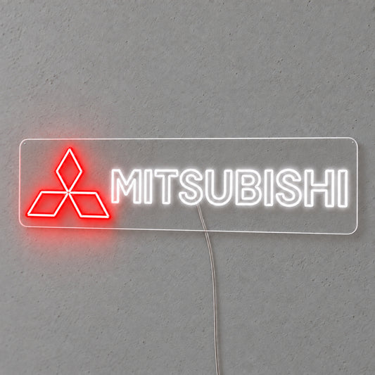 Mitsubishi Logo LED Neon Sign product photo 1