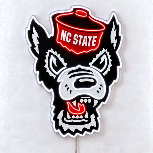 NC State Wolfpack LED Neon Sign product photo 1