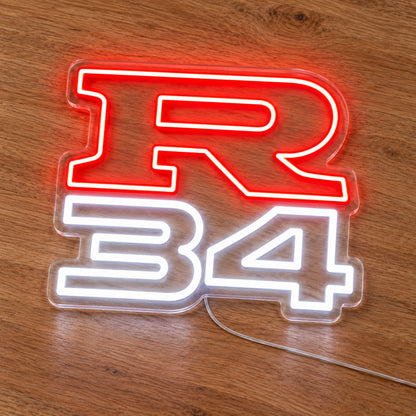 Nissan R34 LED Neon Sign product photo 2