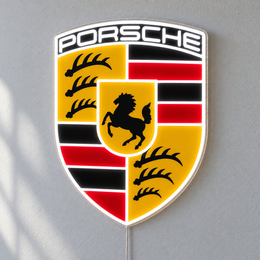 Porsche Crest LED Neon Sign product photo 1