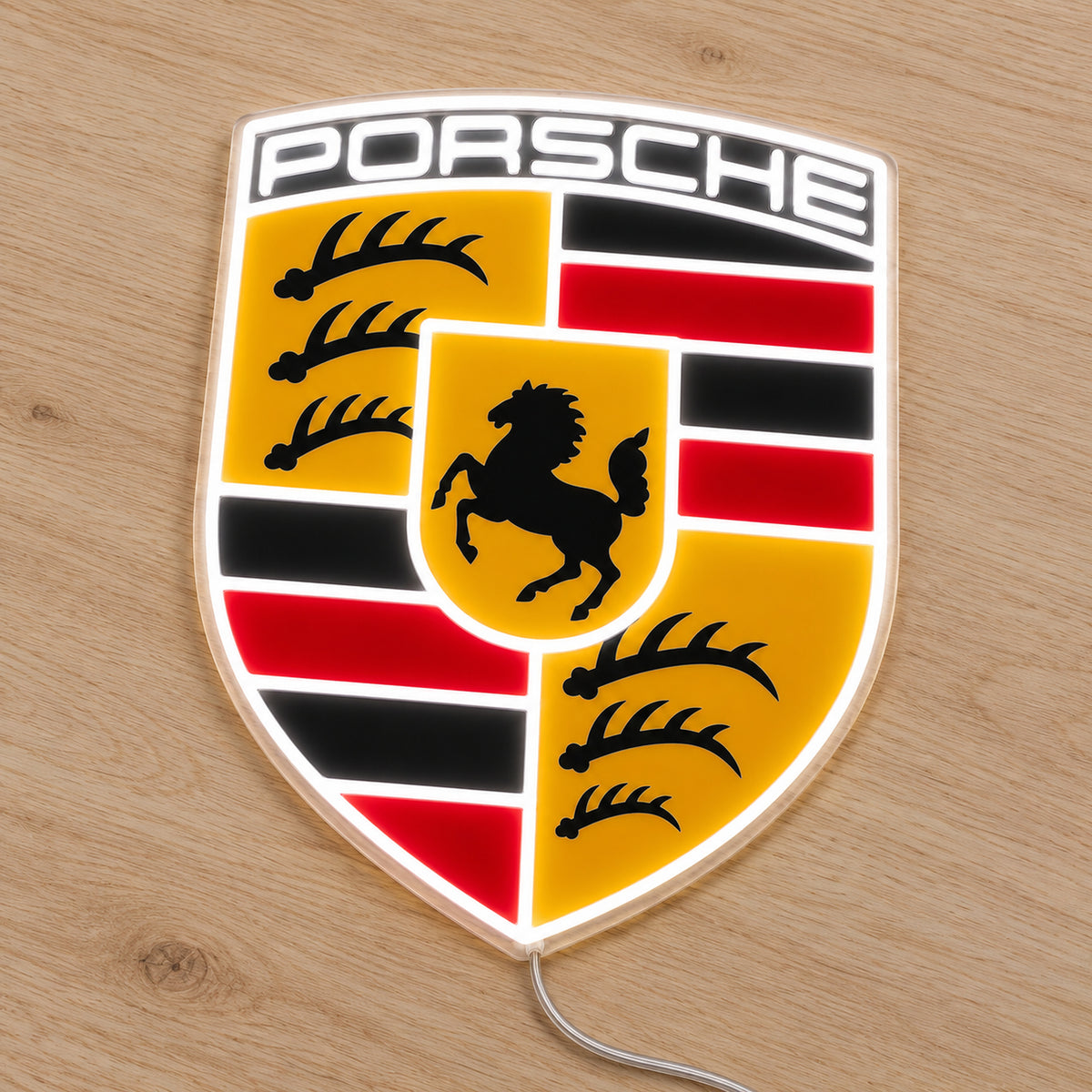 Porsche Crest LED Neon Sign product photo 2