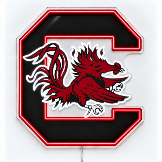 South Carolina Gamecocks LED Neon Sign product photo 1