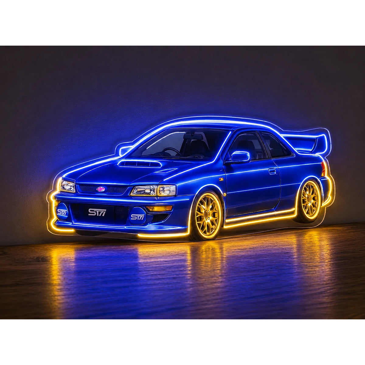 Subaru WRX Inspired LED Neon Sign product photo 1