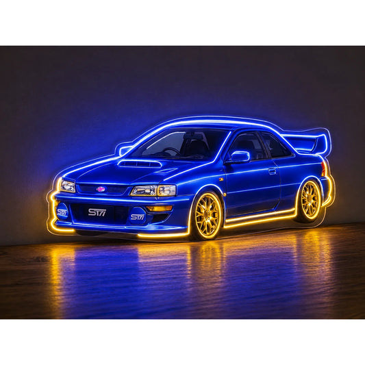 Subaru WRX Inspired LED Neon Sign product photo 1