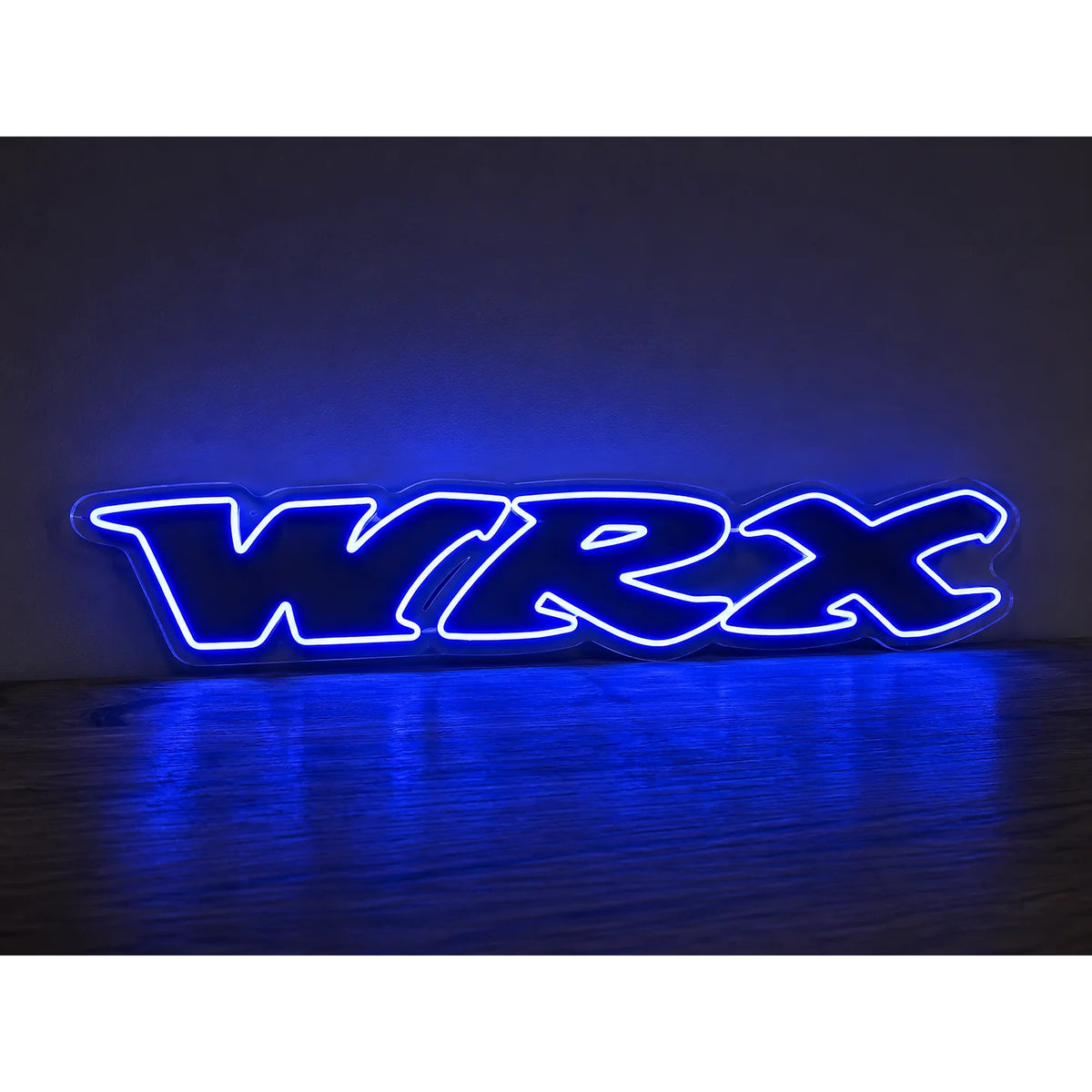 Subaru WRX Old Logo Inspired LED Neon Sign – Blue product photo 1
