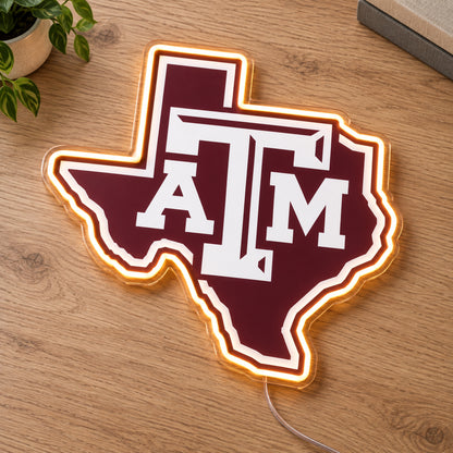 Texas A&M Aggies LED Neon Sign product photo 2