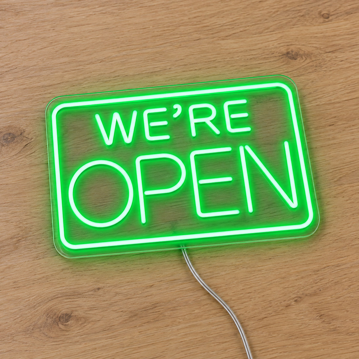 We Are Open LED Neon Sign product photo 2