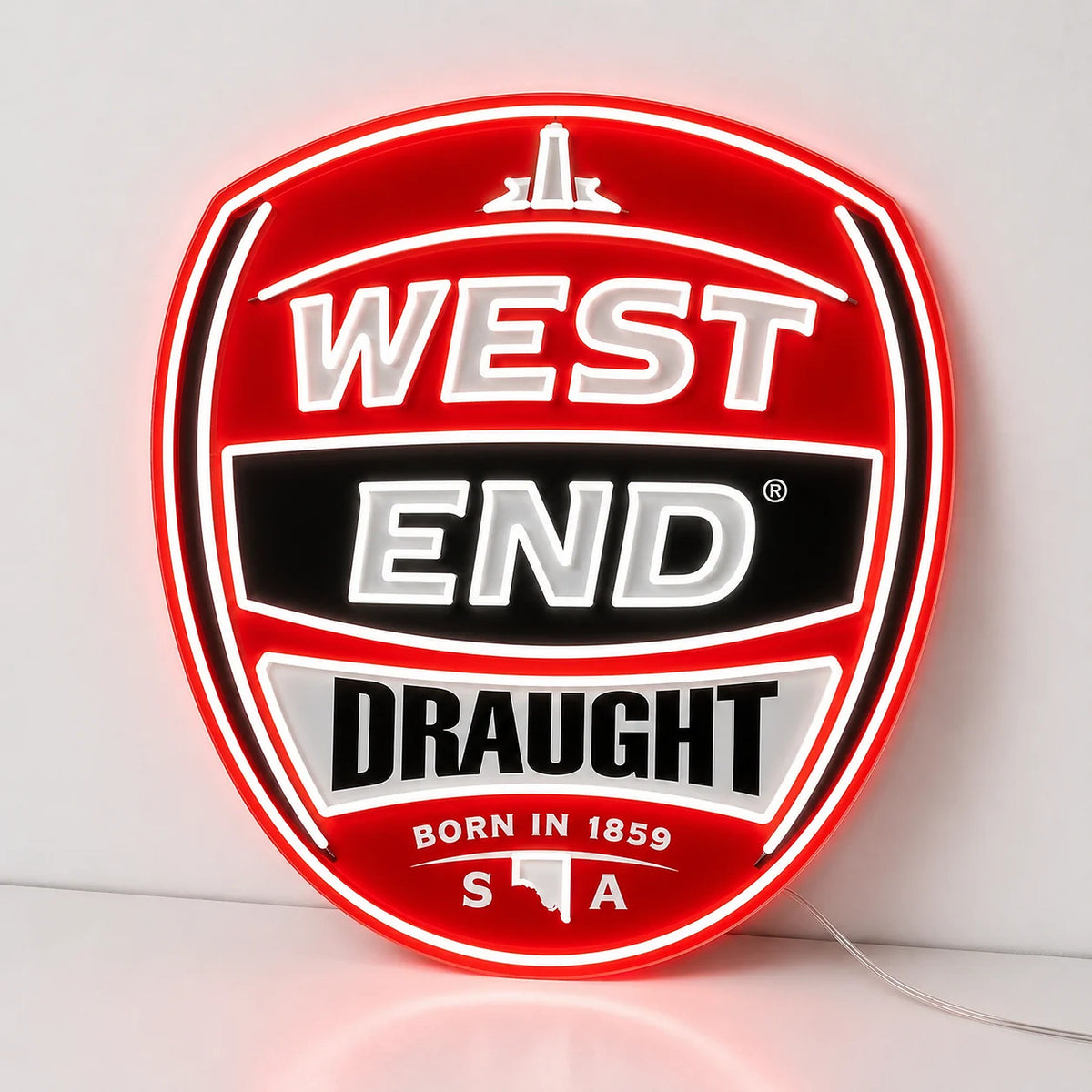 West End Draught Neon Sign product photo 1