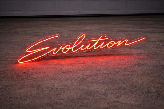 Mitsubishi Lancer Evolution Inspired LED Neon Sign