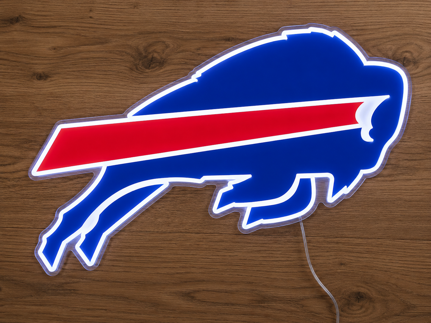 Buffalo Bills LED Neon Sign NFL Game Room Man Cave Sports Wall Decor Fan Gift