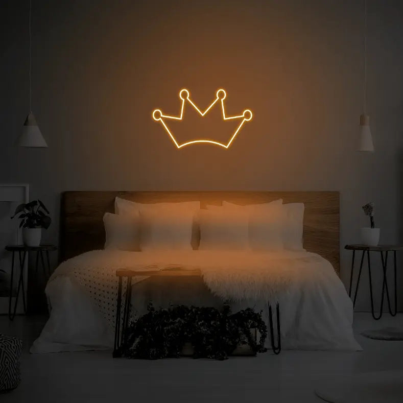 Crown LED Neon Light Sign - Neon Lanes