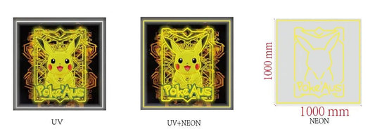 Custom Design - 100cm - Neon Lanes