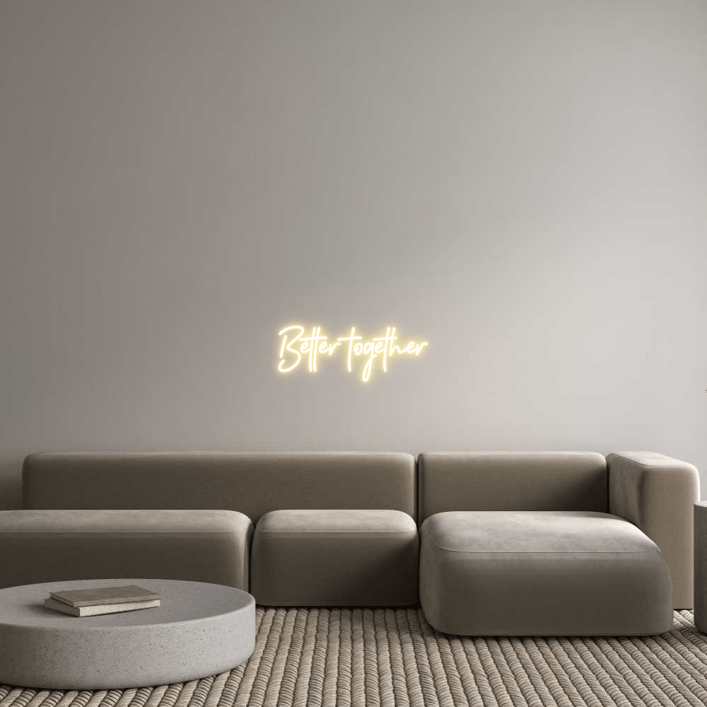 Custom Design: Better together - Neon Lanes
