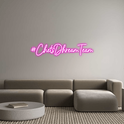 Custom Design: ChetsDhreamTea... - Neon Lanes