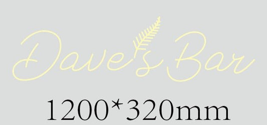 Custom Design - Dave’s Bar - Neon Lanes