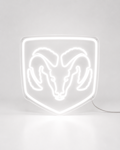 Dodge Ram LED Neon Sign Garage Man Cave Muscle Car Wall Decor Gift