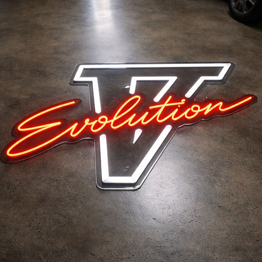 Lancer Evolution V Inspired LED Neon Sign