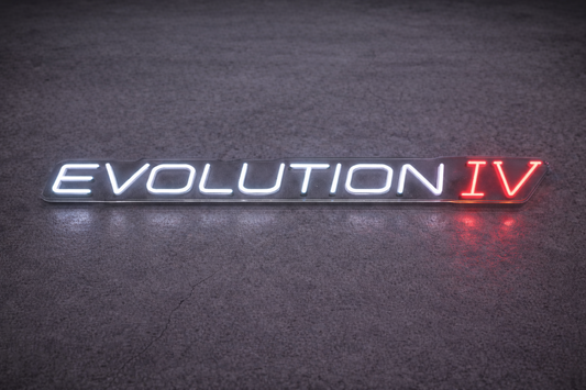 Mitsubishi Lancer Evolution IV Inspired LED Neon Sign