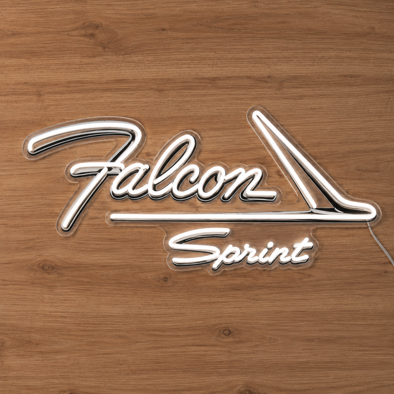 Ford Falcon Sprint LED Neon Sign Garage Man Cave Australian Classic Car Wall Decor Gift