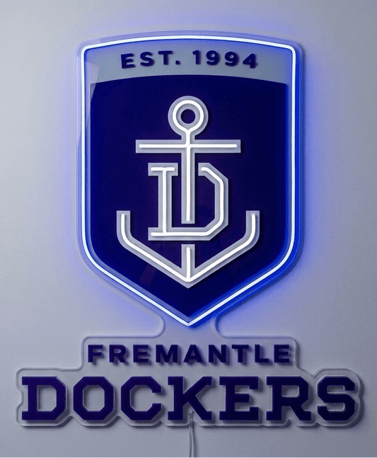 Fremantle Dockers Inspired LED Neon Sign - Neon Lanes