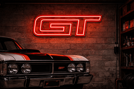 GT Ford Inspired LED Neon Sign - Neon Lanes