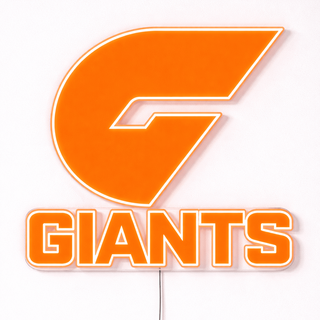GWS Giants Inspired LED Neon Sign - Neon Lanes