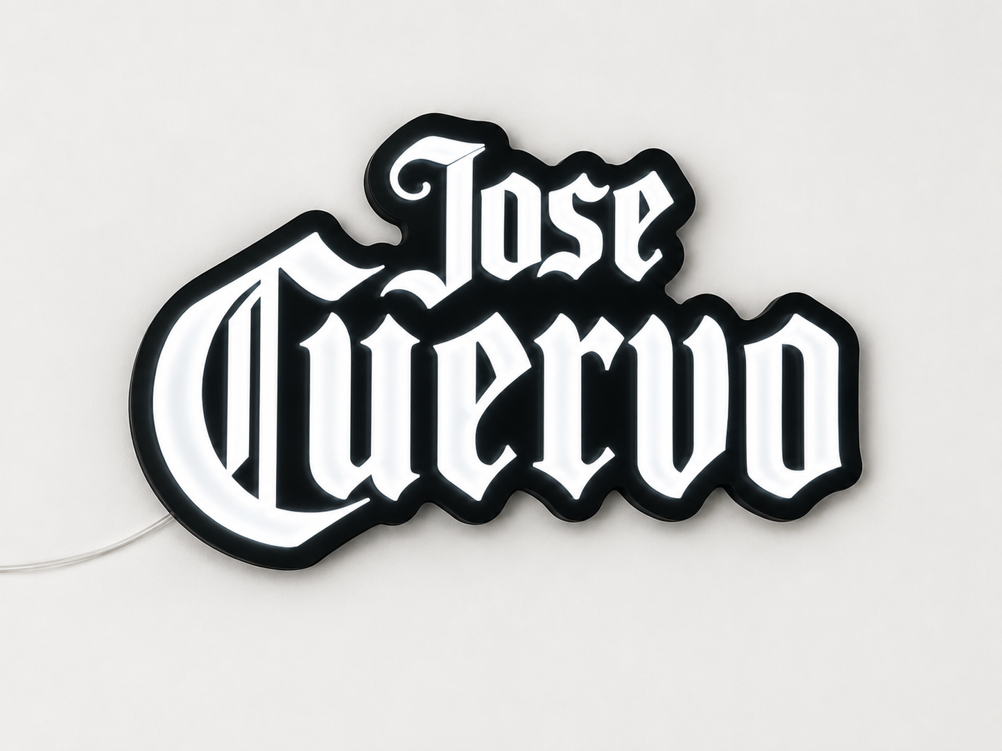 Jose Cuervo LED Neon Sign Bar Man Cave Home Bar Tequila Fan Wall Decor Gift
