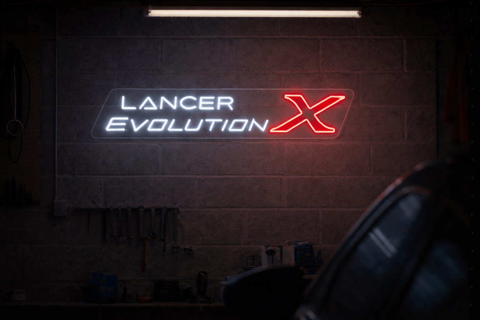Lancer Evolution X Inspired LED Neon Sign – Neon Lanes