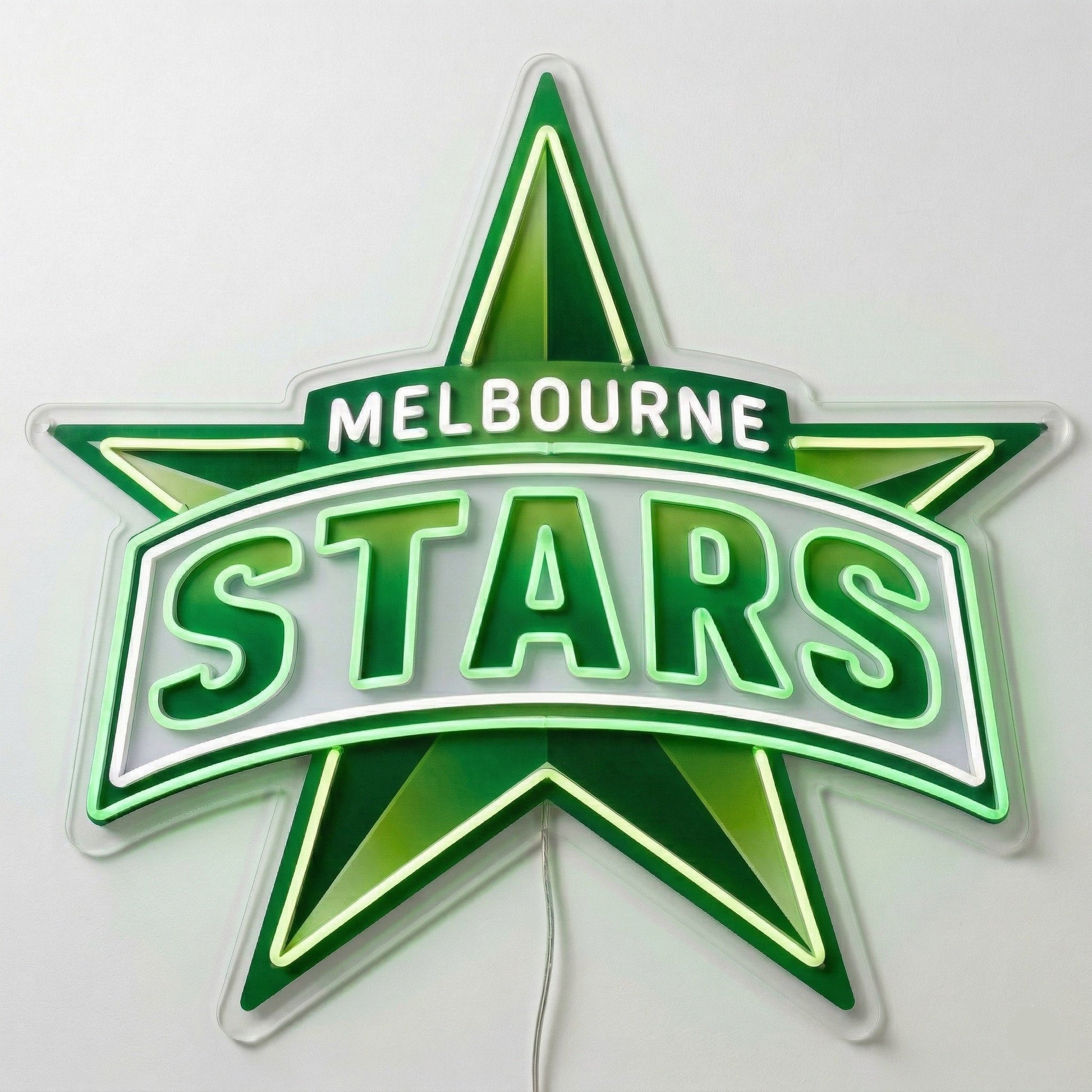 Melbourne Stars Inspired LED Neon Sign - Neon Lanes