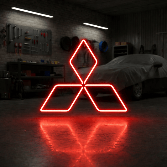 Mitsubishi Inspired LED Neon Sign - Neon Lanes