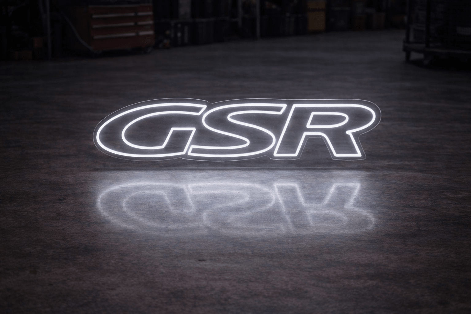 Mitsubishi Lancer Evolution GSR Inspired LED Neon Sign - Neon Lanes