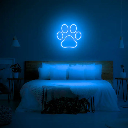 Paw LED Neon Light Sign - Neon Lanes