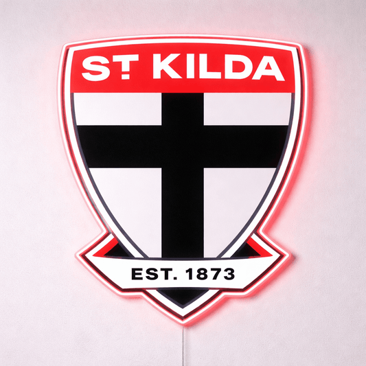 St Kilda Saints Inspired LED Neon Sign - Neon Lanes