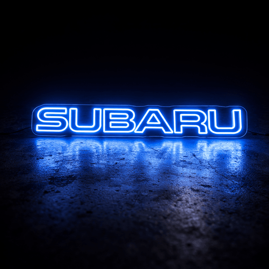 Subaru Logo Inspired LED Neon Sign - Neon Lanes