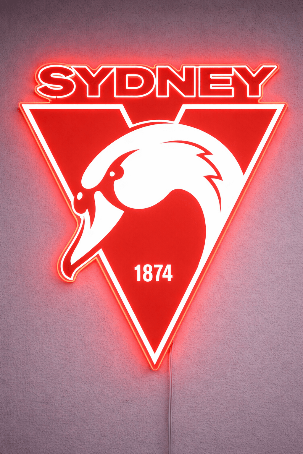 Sydney Swans Inspired LED Neon Sign - Neon Lanes