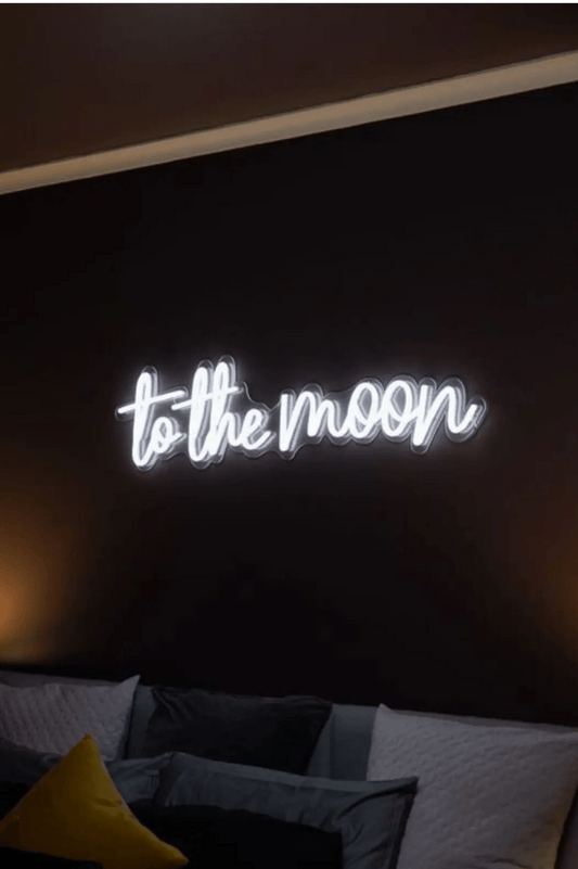 To The Moon LED Neon Light Sign - Neon Lanes