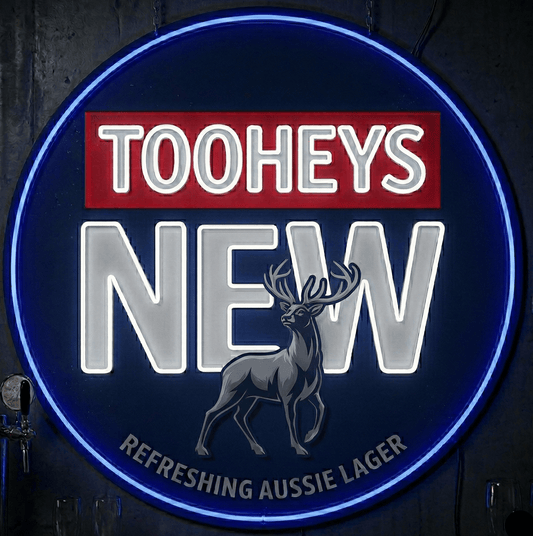 Tooheys New Inspired LED Neon Sign - Neon Lanes