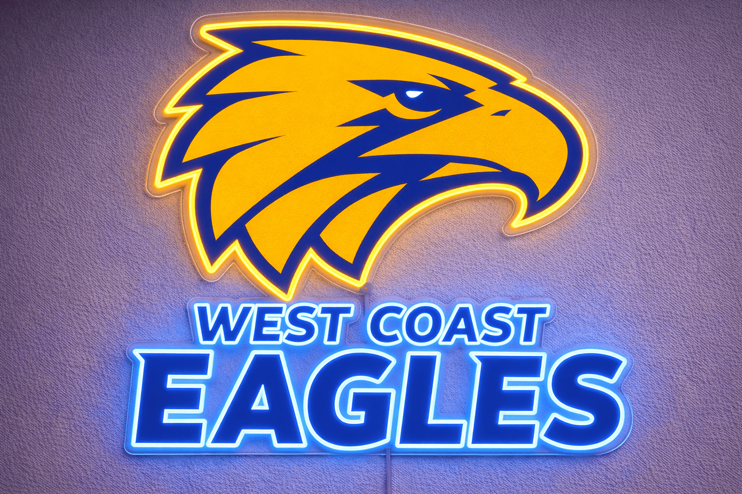 West Coast Eagles Inspired LED Neon Sign - Neon Lanes