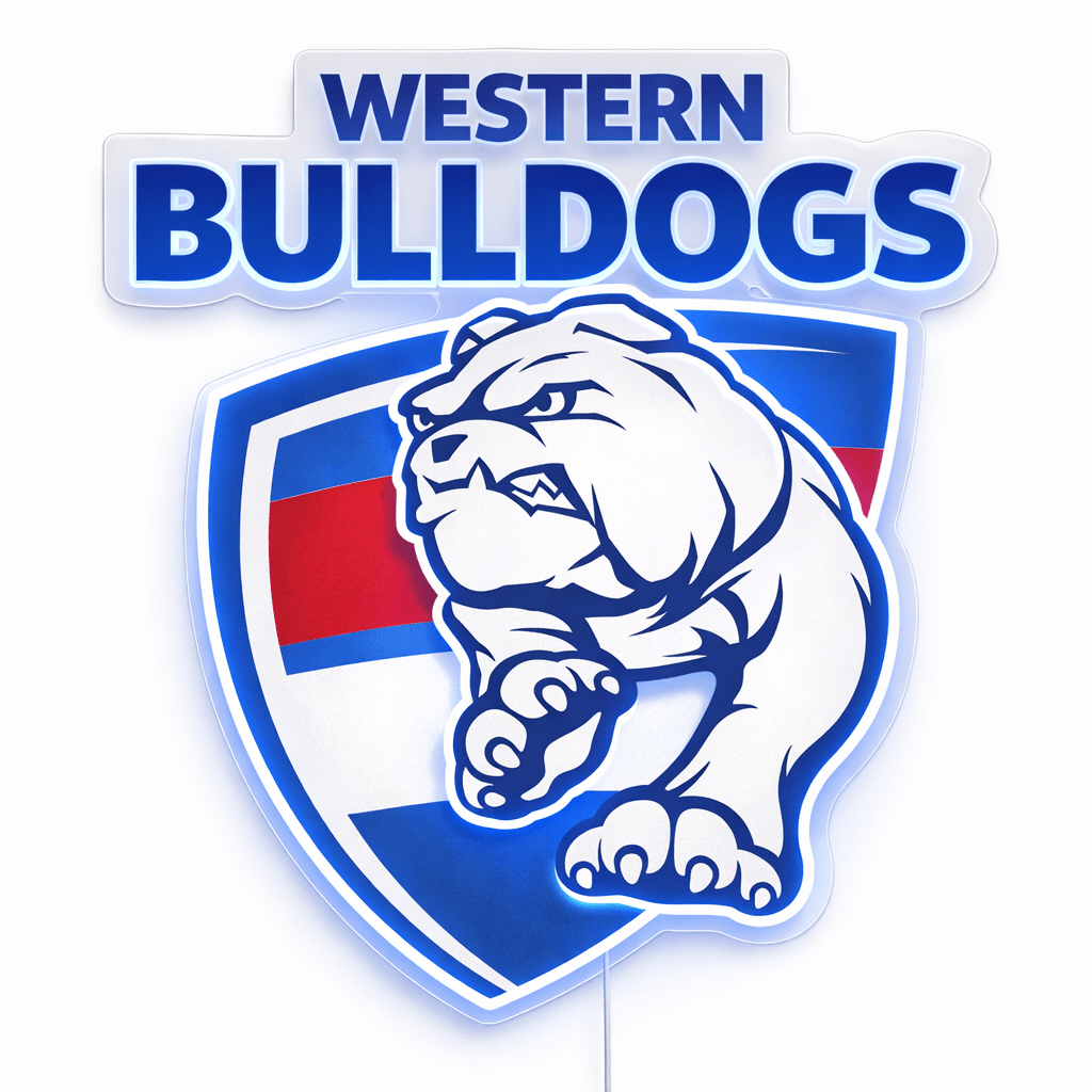 Western Bulldogs Neon Sign AFL Australia – Neon Lanes